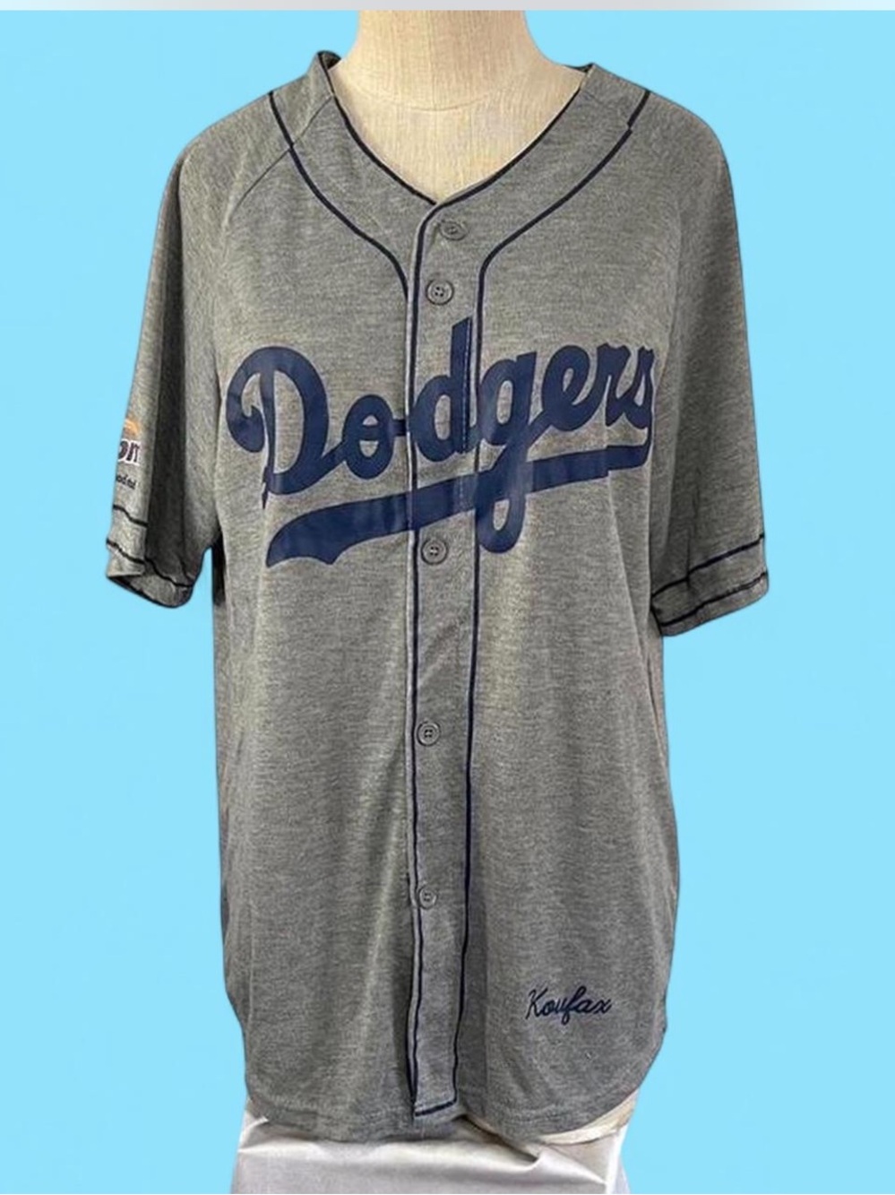 Gray Dodgers Jersey
